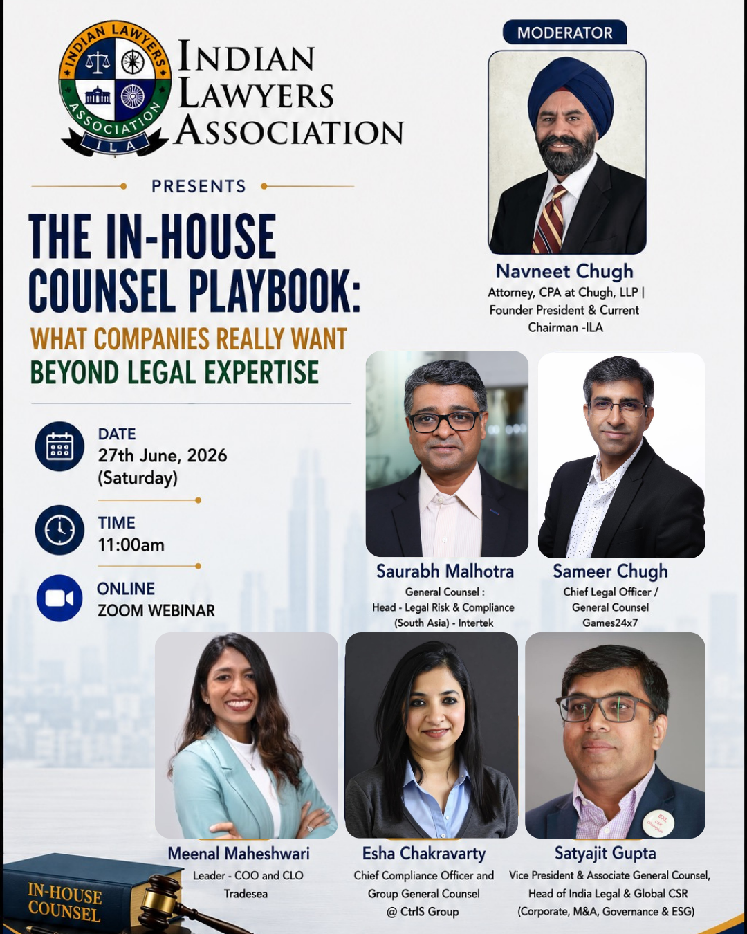 ILA Webinar - The In-House Counsel Playbook: What Companies Really Want Beyond Legal Expertise